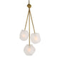 Geodesic - 3 Light Pendant - White