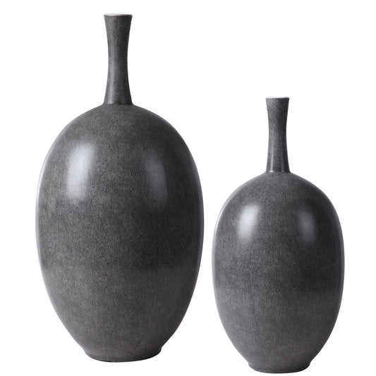 Riordan - Modern Vases (Set of 2) - Black