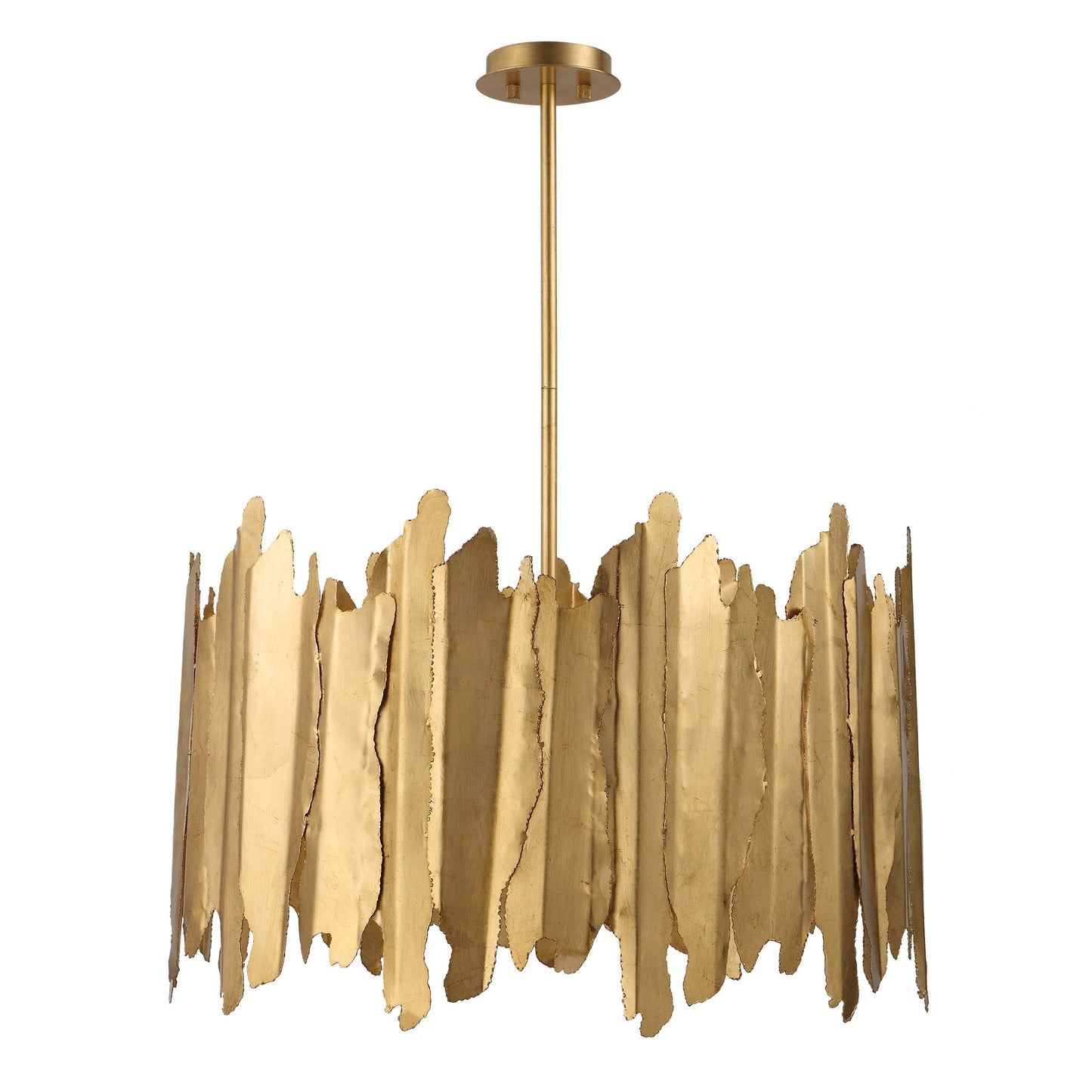 Golden - Gate 8 Light Industrial Pendant