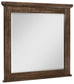 Cool Rustic - Landscape Mirror with Beveled Glass