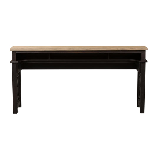 Heatherbrook - Console Bar Table - Black