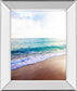 Golden Sands Il By Susan Bryant - Mirror Framed Print Wall Art - Blue