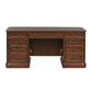 Brayton Manor - Jr Executive Desk - Dark Brown