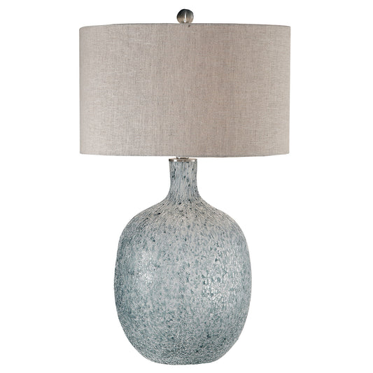 Oceaonna - Glass Table Lamp - Light Blue