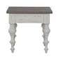 River Place - End Table - White