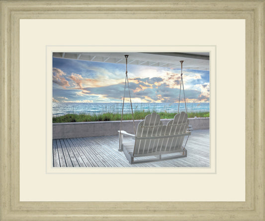 Swing At The Beach By Celebrate Life Gallery - Blue