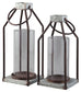 Diedrick - Gray / Black - Lantern Set (Set of 2)