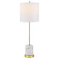 Turret - Gold Buffet Lamp