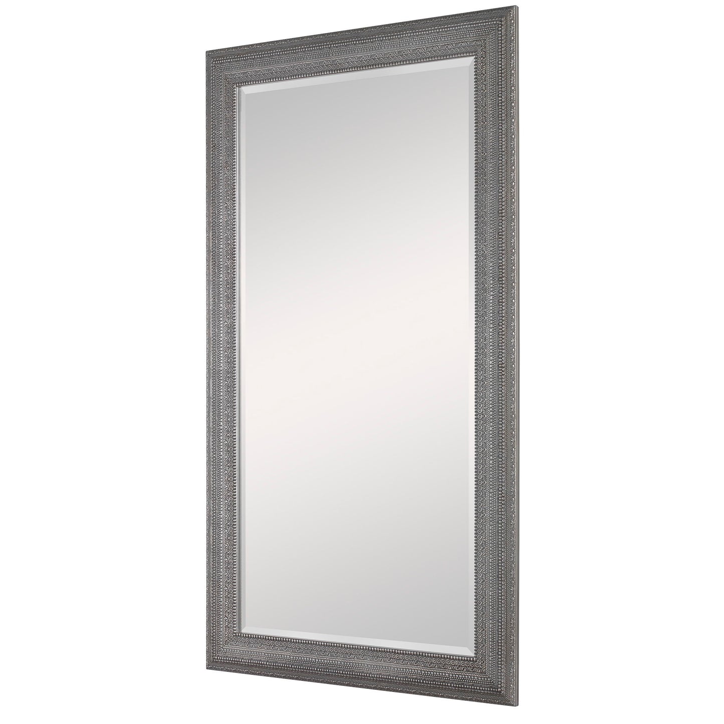 Malika - Mirror - Antique Silver