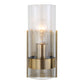 Cardiff - 1 Light Cylinder Sconce - Antique Brass