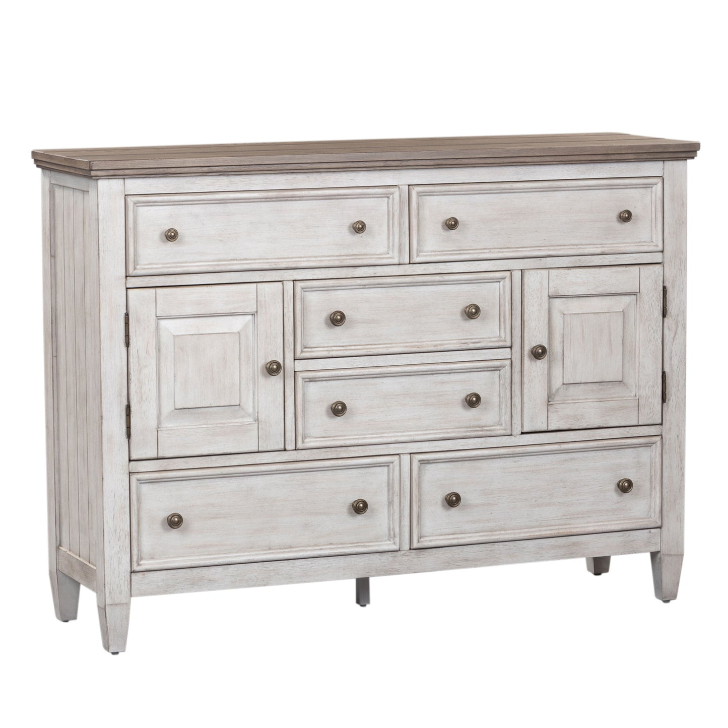 Heartland - 2 Door 6 Drawer Chesser - White