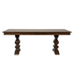 Armand - Trestle Table - Dark Brown