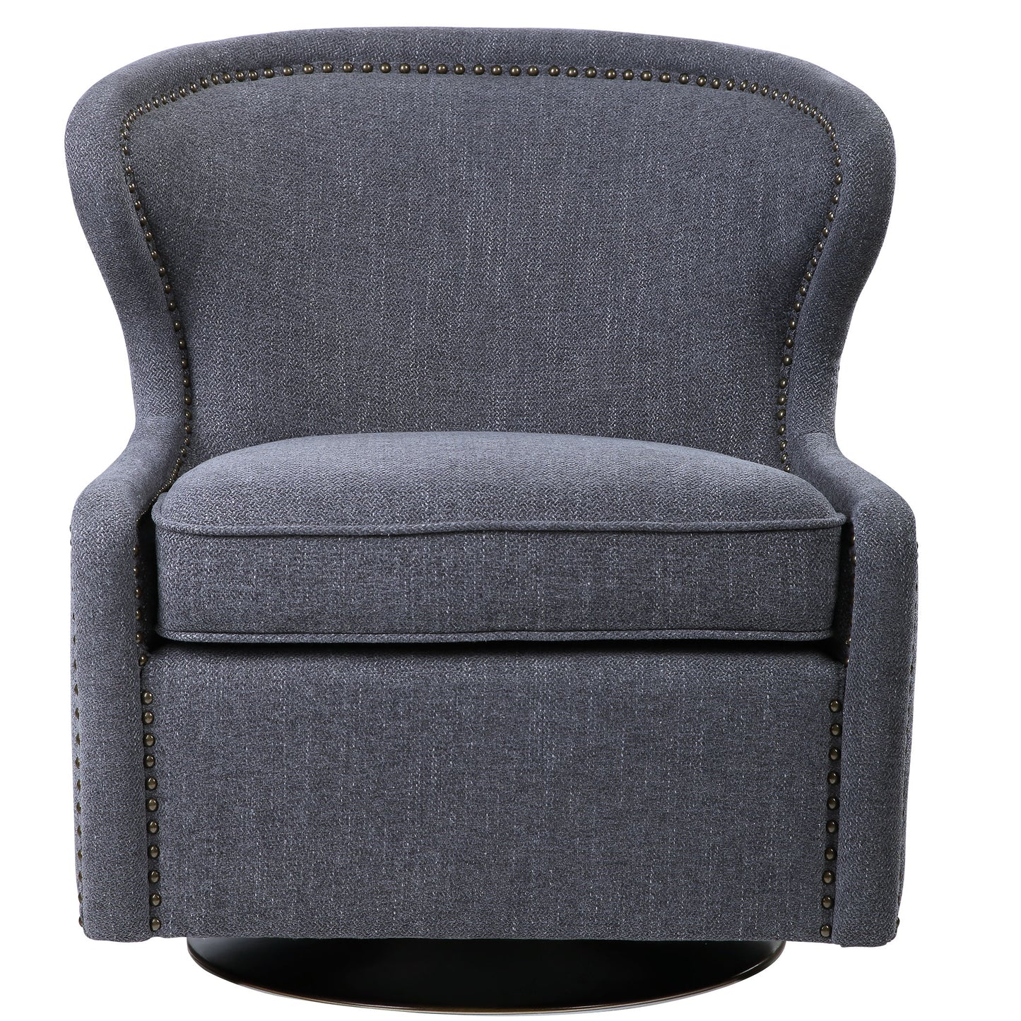 Biscay - Swivel Chair - Dark Gray