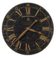 Bond Street - 18" Wall Clock - Black