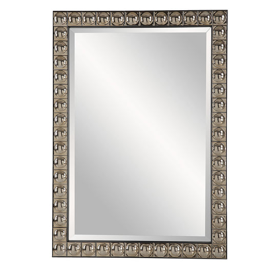 Silvio - Tiled Vanity Mirror - Gold