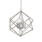 Euclid - 6 Light Cube Pendant - Nickel