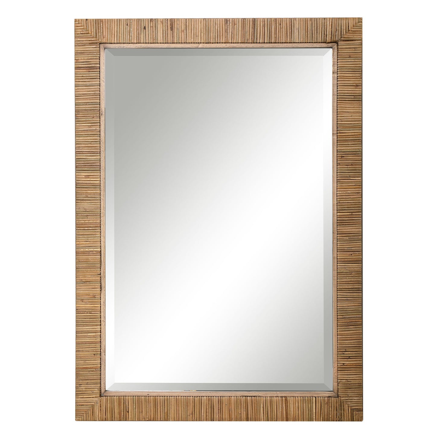 Cape - Natural Rattan Mirror - Light Brown