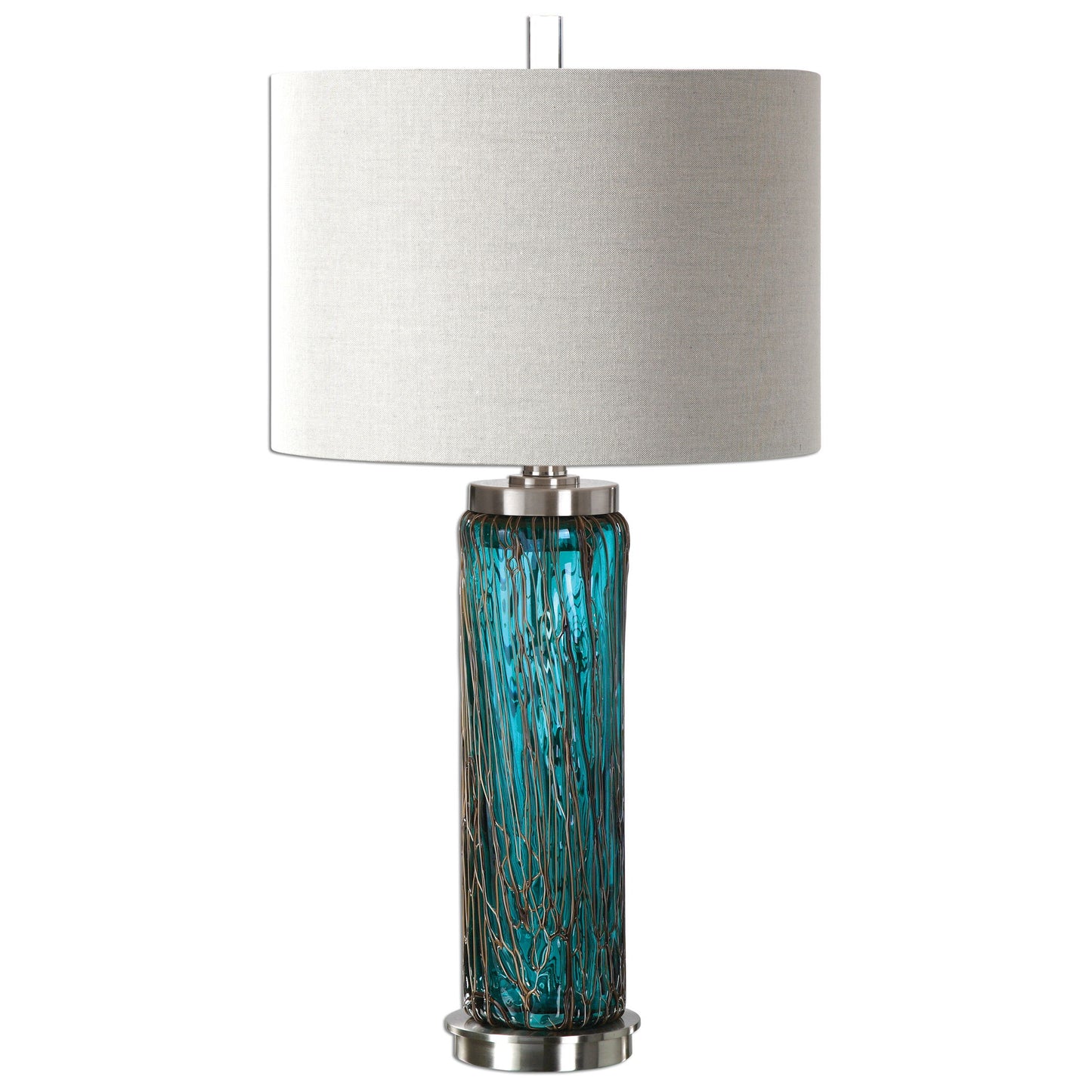 Almanzora - Glass Lamp - Blue