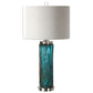 Almanzora - Glass Lamp - Blue