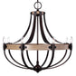 Dubois - 8 Light Chandelier - Light Brown