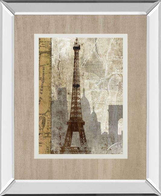 April In Paris By Mallett K Mirrored Frame - Light Brown