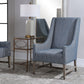 Galiot - Wingback Accent Chair - Blue