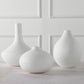 Apothecary - Satin White Vases (Set of 3)