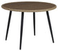 Amaris - Brown / Black - Round Dining Table