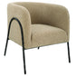 Jacobsen - Tan Shearling Barrel Chair