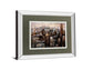 Manhattan By Night By Bofarull Mirrored Frame - Dark Brown