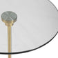 Portsmouth - Round Accent Table - Gold & White