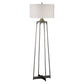 Adrian - Modern Floor Lamp - Pearl Silver