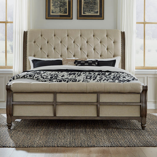 Americana Farmhouse - Sleigh Bed