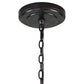 Marlow - 12 Light Circle Chandelier - Black