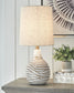 Aleela - White / Gold Finish - Metal Table Lamp