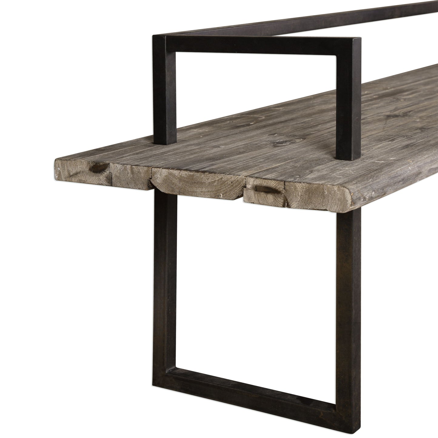 Herbert - Reclaimed Wood Bench - Light Brown