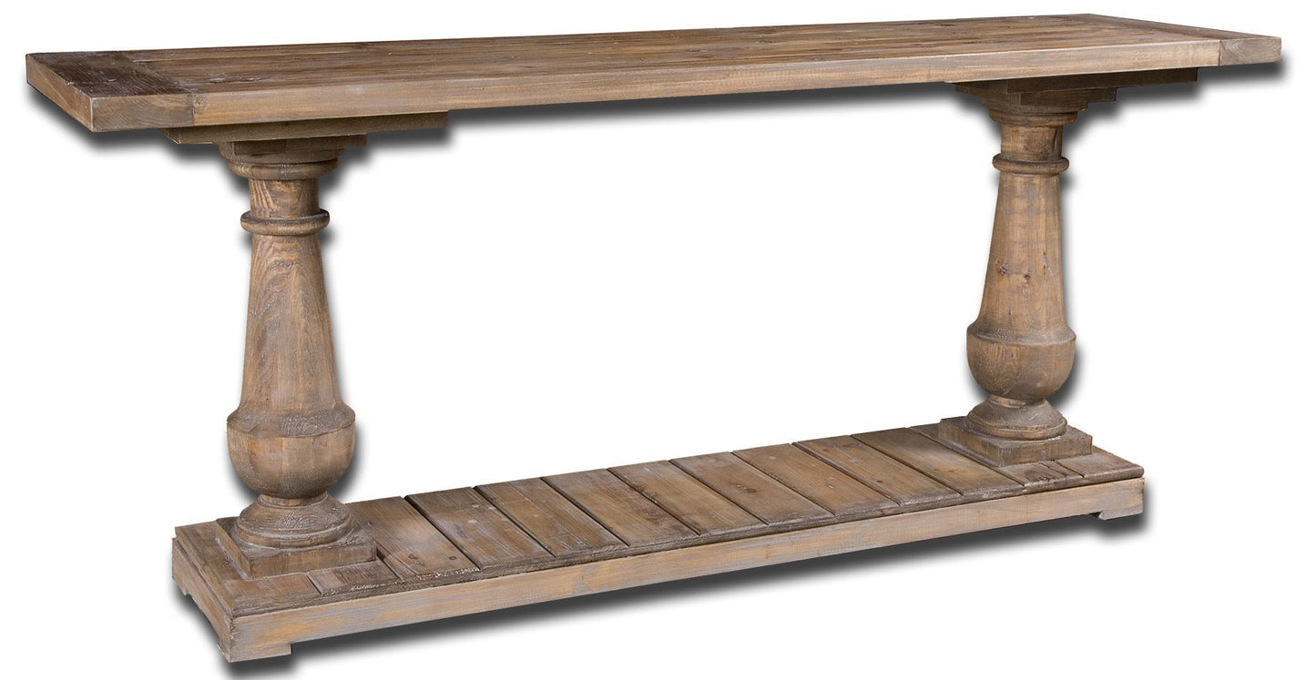 Stratford - Rustic Console - Light Brown