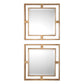 Allick - Square Mirrors (Set of 2) - Gold