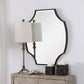 Ulalia - Scalloped Mirror - Black