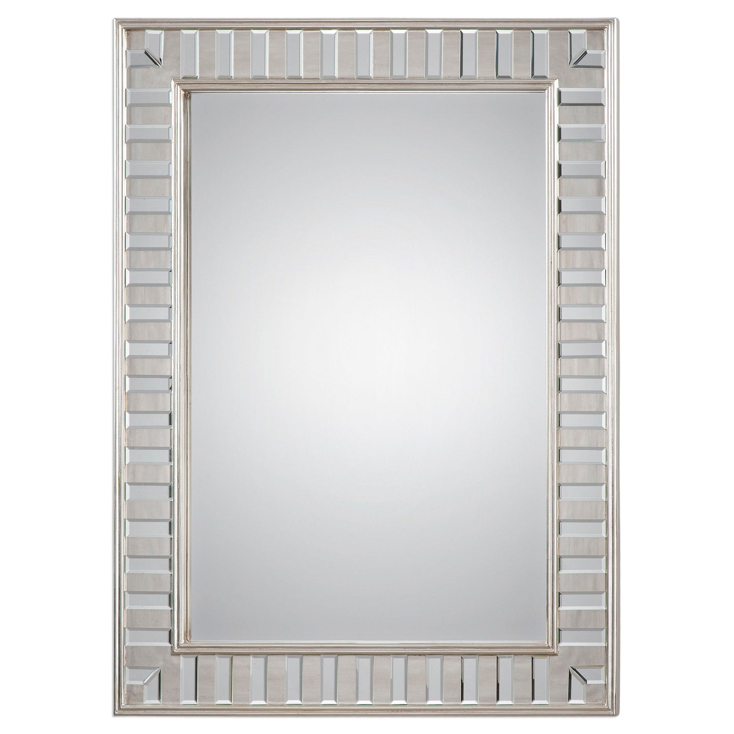 Lanester - Leaf Mirror - Silver