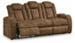 Wolfridge - Brindle - 2 Pc. - Power Reclining Sofa, Power Reclining Loveseat With Console