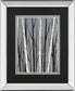 Birch Shadows By Eve Mirrored Frame - Dark Gray