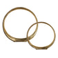 Jimena - Ring Sculptures (Set of 2) - Gold