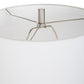 Fountain - Marble Buffet Lamp - White