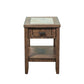 Mesa Valley - Chair Side Table - Dark Brown