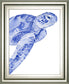 22x26 Ultramarine Sea Turtle II By Jennifer Paxton Parker - Blue