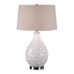 Camellia - Glossed Table Lamp - White