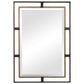 Carrizo - Rectangle Mirror - Gold & Bronze