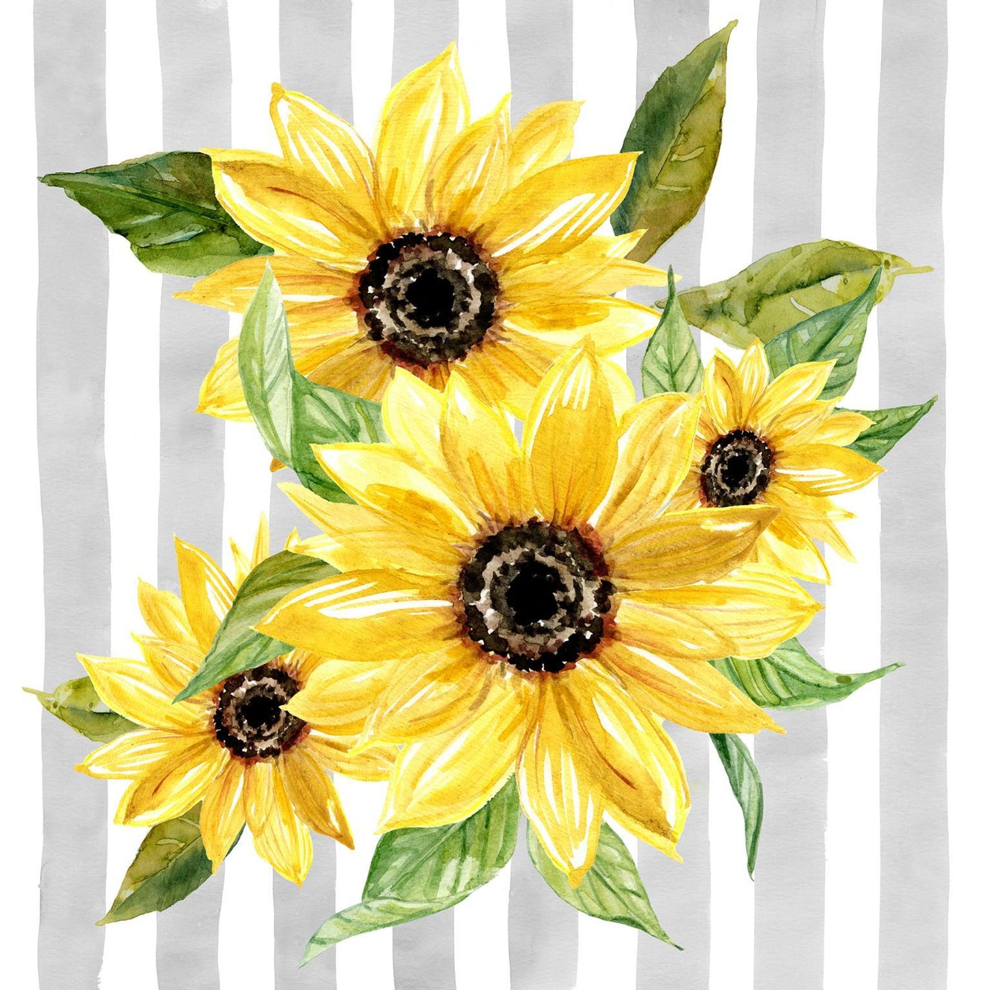 Small - Sunflower Array I By Carol Robinson - Yellow