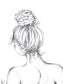 Messy Bun I By Gina Ritter - Gray